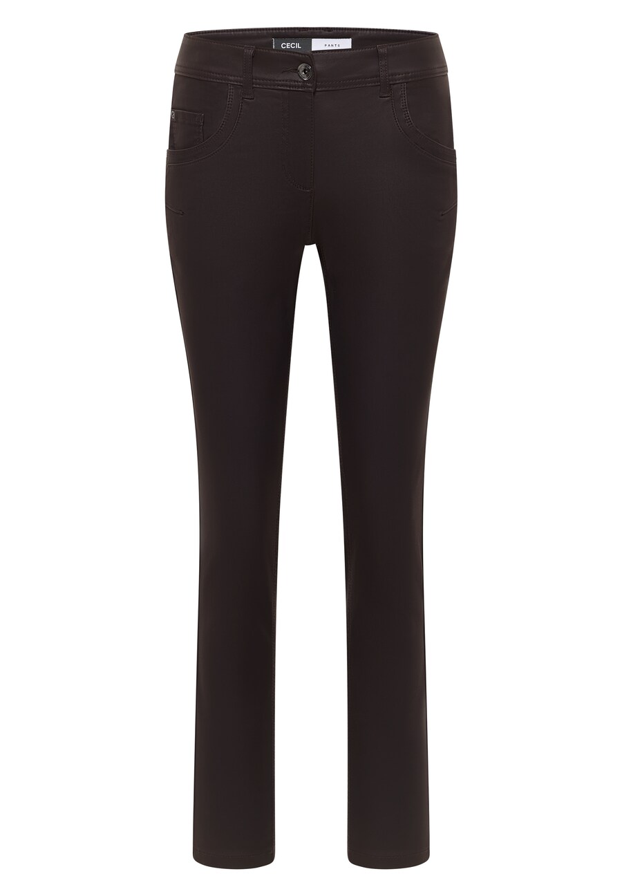

Узкие брюки STREET ONE, темно-коричневый