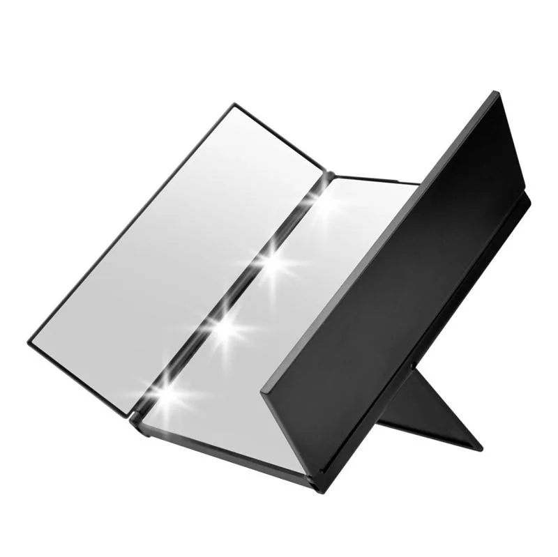 Складное косметическое зеркало Vanity с LED-подсветкой Uniq, 1 шт — фото 3