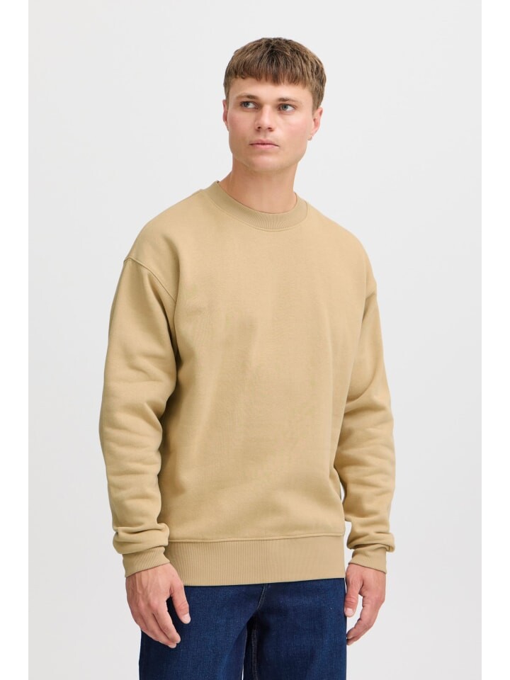 

Толстовка !SOLID Rundhalspullover SDLenz Crew SW - 21107419 Sweatshirt mit Rippbund, коричневый