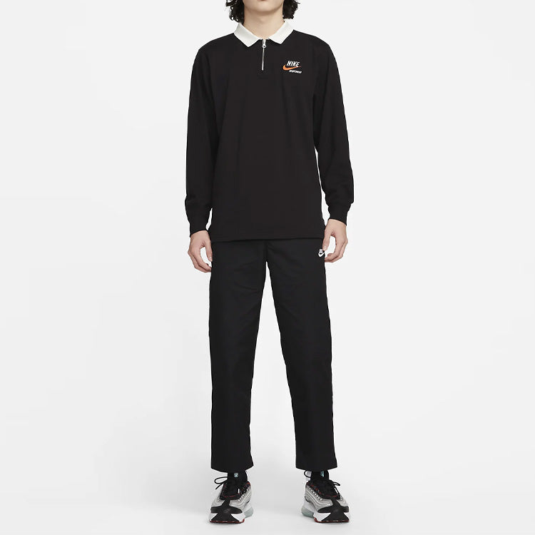 Повседневные брюки Nike AS M NK Club Woven Stright Leg Pants 'Black' DX3337-010, черный — фото 3