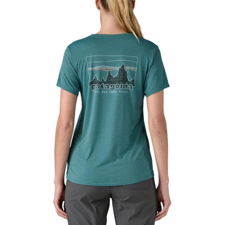 Patagonia Футболка Women's Wetland Blue — фото 4