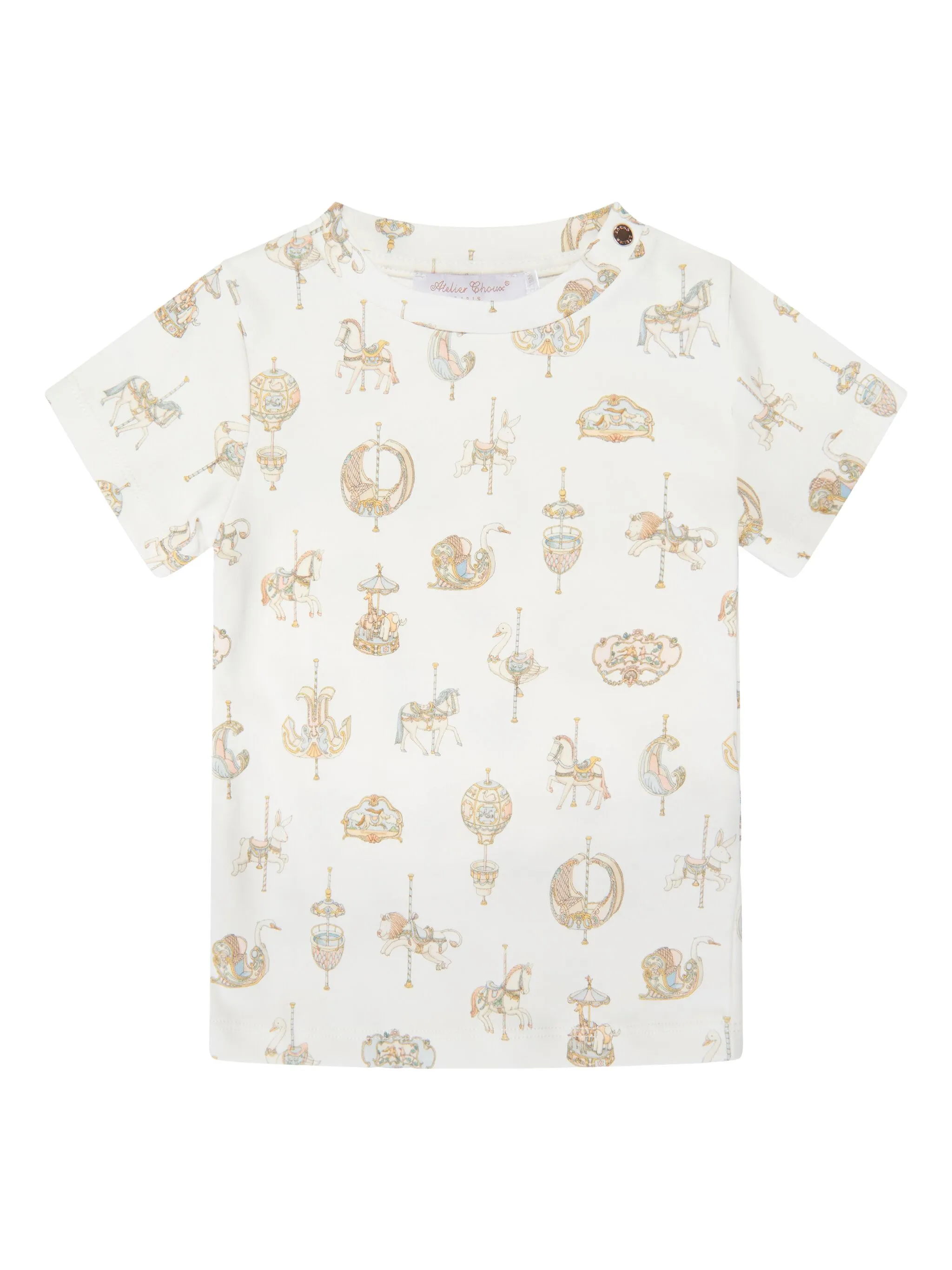 

Футболка Carousel Atelier Choux, белый