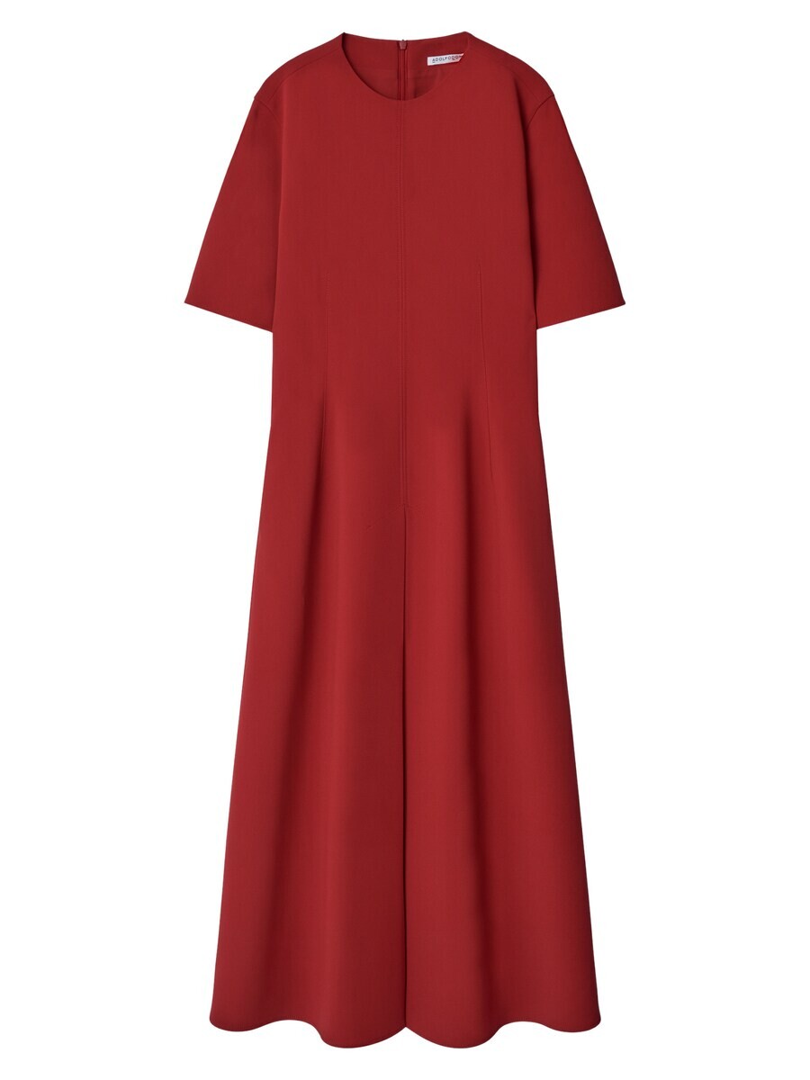 

Платье макси Adolfo Dominguez Dress, темно-красный