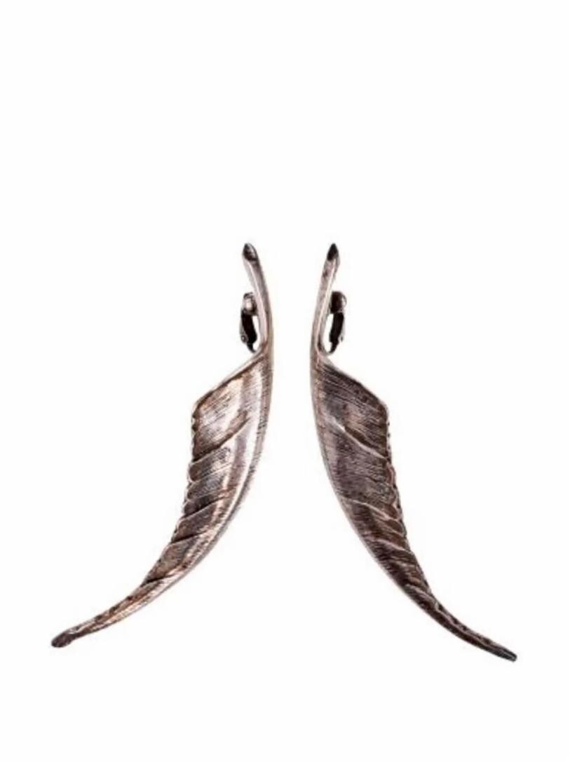 

Серьги Saint Laurent, серебристый