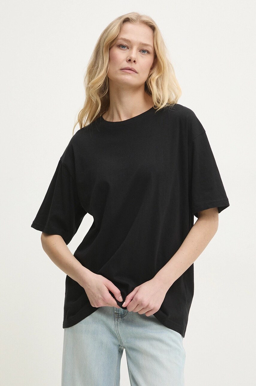 

Футболка из хлопка Answear Lab, черный