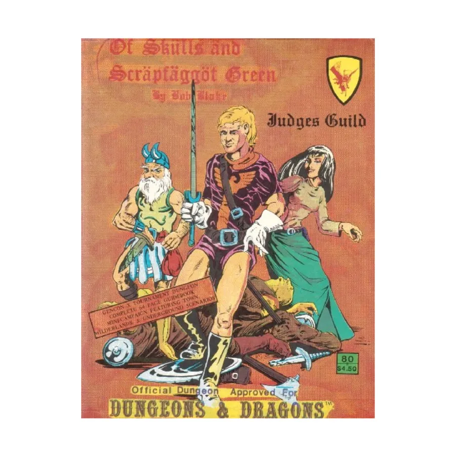

Модуль Of Skulls and Scrapfaggot Green (4th Printing), Dungeons & Dragons Fantasy Modules (N - S) (Judges Guild)