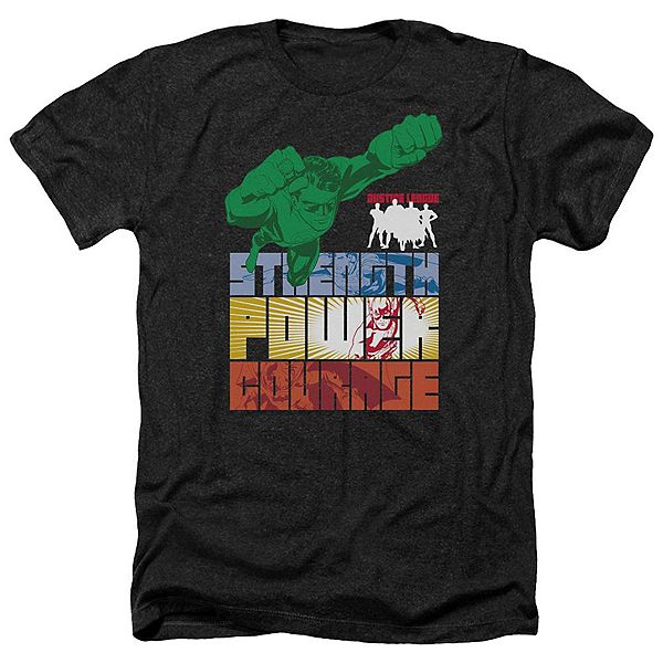 

Футболка adult heather с героями лиги справедливости Licensed Character