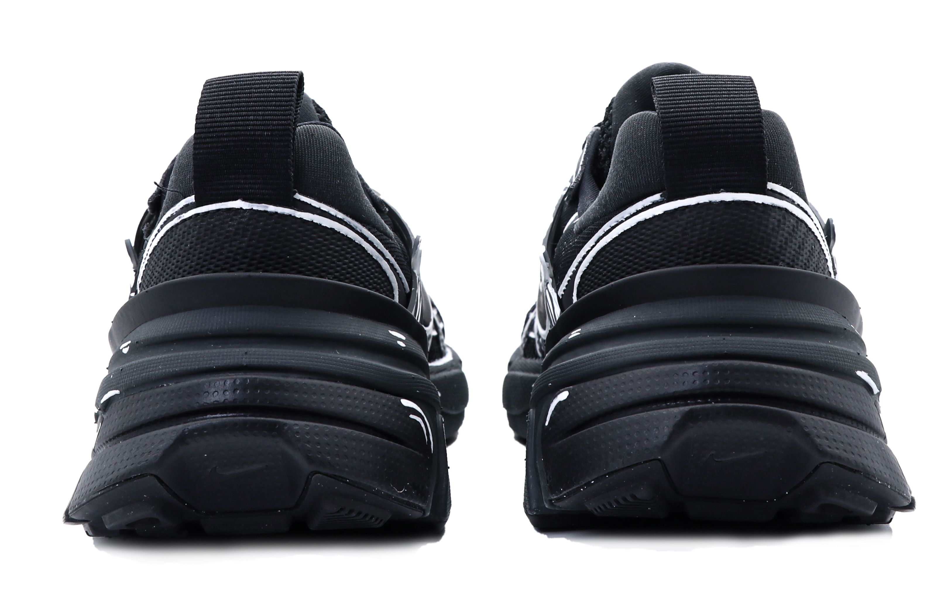 Nike V2K Беговые кроссовки для женщин с амортизацией, противоскользящей и износостойкой подошвой, низкие, серебристые, цвет Silver — фото 4