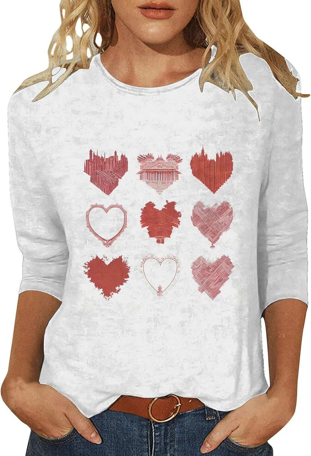 Туника с круглым вырезом Casual Beach Tops, голубой