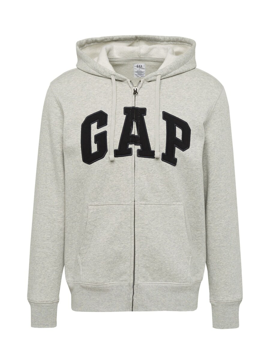 

Худи с капюшоном на молнии GAP, mottled grey