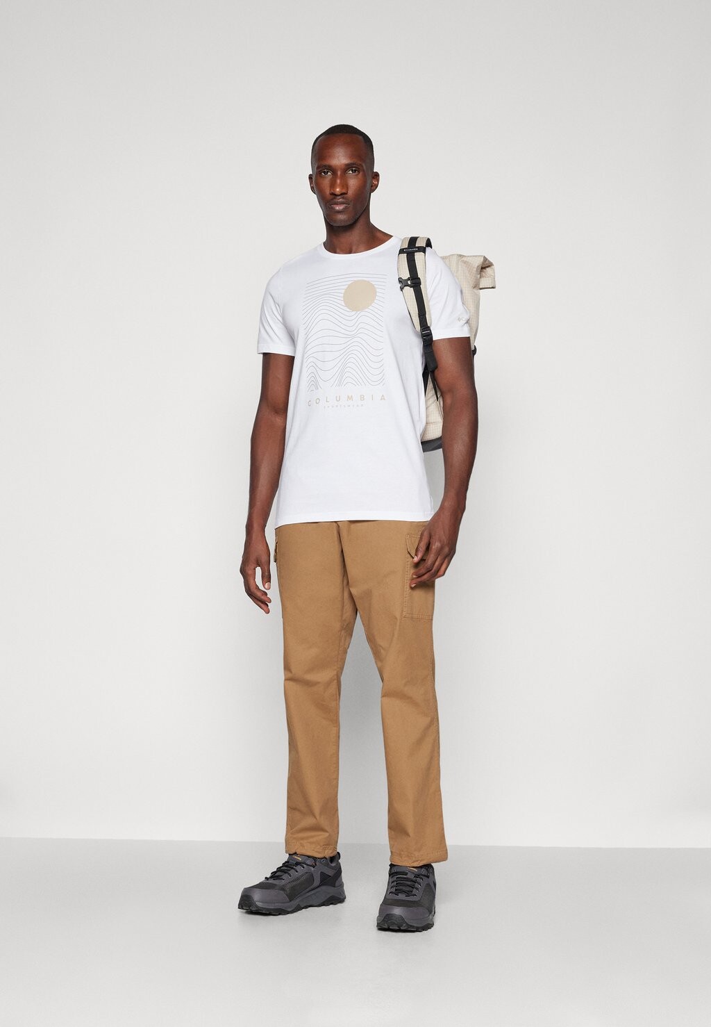 

Футболка с принтом CSC™ SEASONAL LOGO TEE Columbia, белый