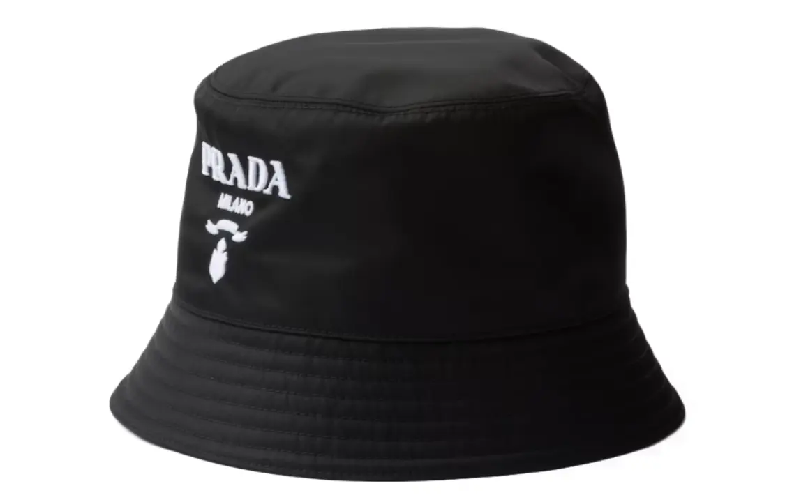 

Футболка с вышитым логотипом Drill Bucket Hat PRADA