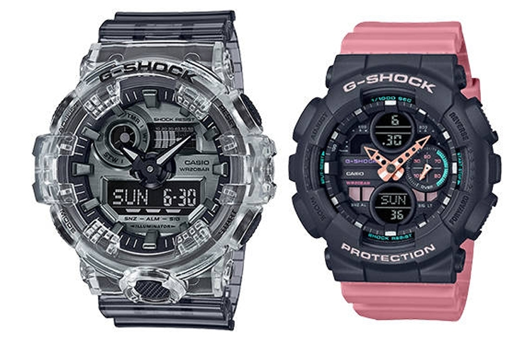 

CASIO Часы Unisex Liquid Crystal/Analog Dual Display Series 53.4mm Black Watch, Black Dial+Black Dial (Matching Watch)
