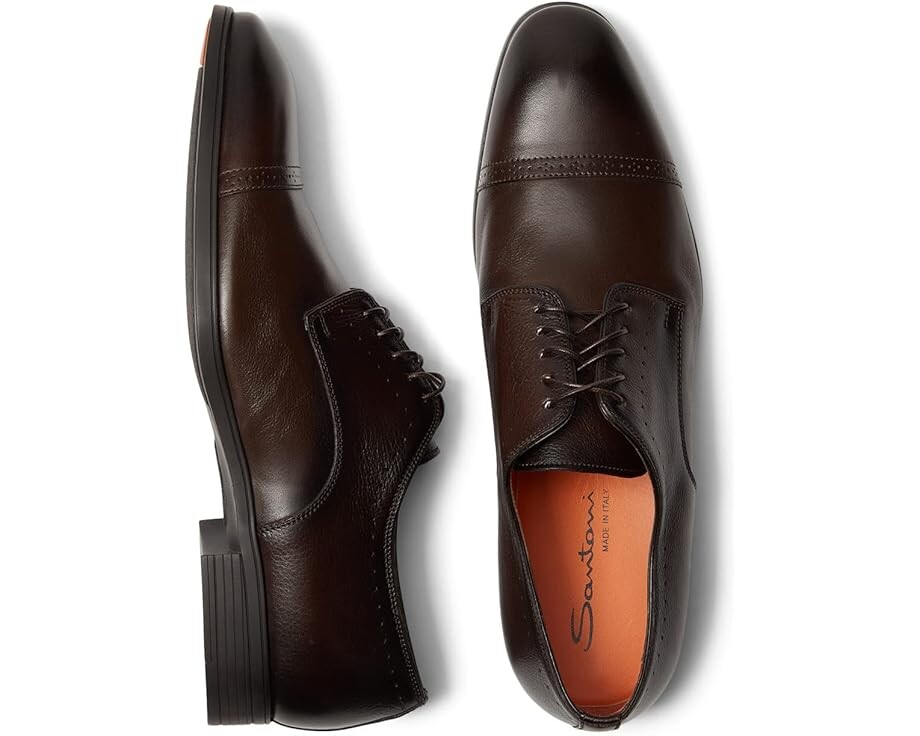 

Оксфорды Santoni Dimmers, темно-коричневый