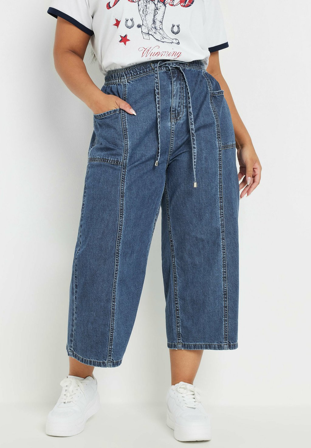 

Джинсы прямого кроя Yours Clothing, синий