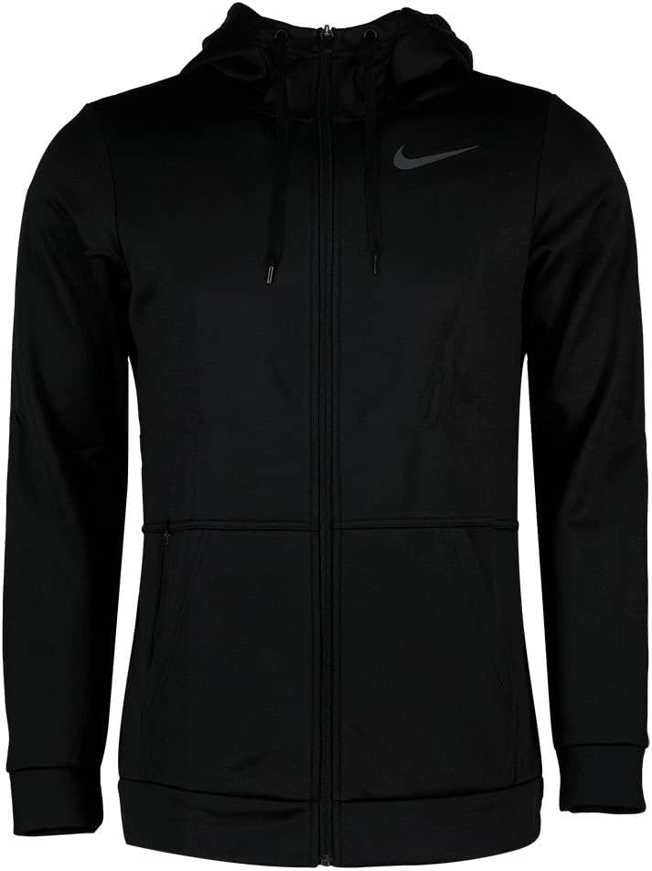 

Мужской фитнес-топ Nike Therma-fit с застежкой-молнией, Black