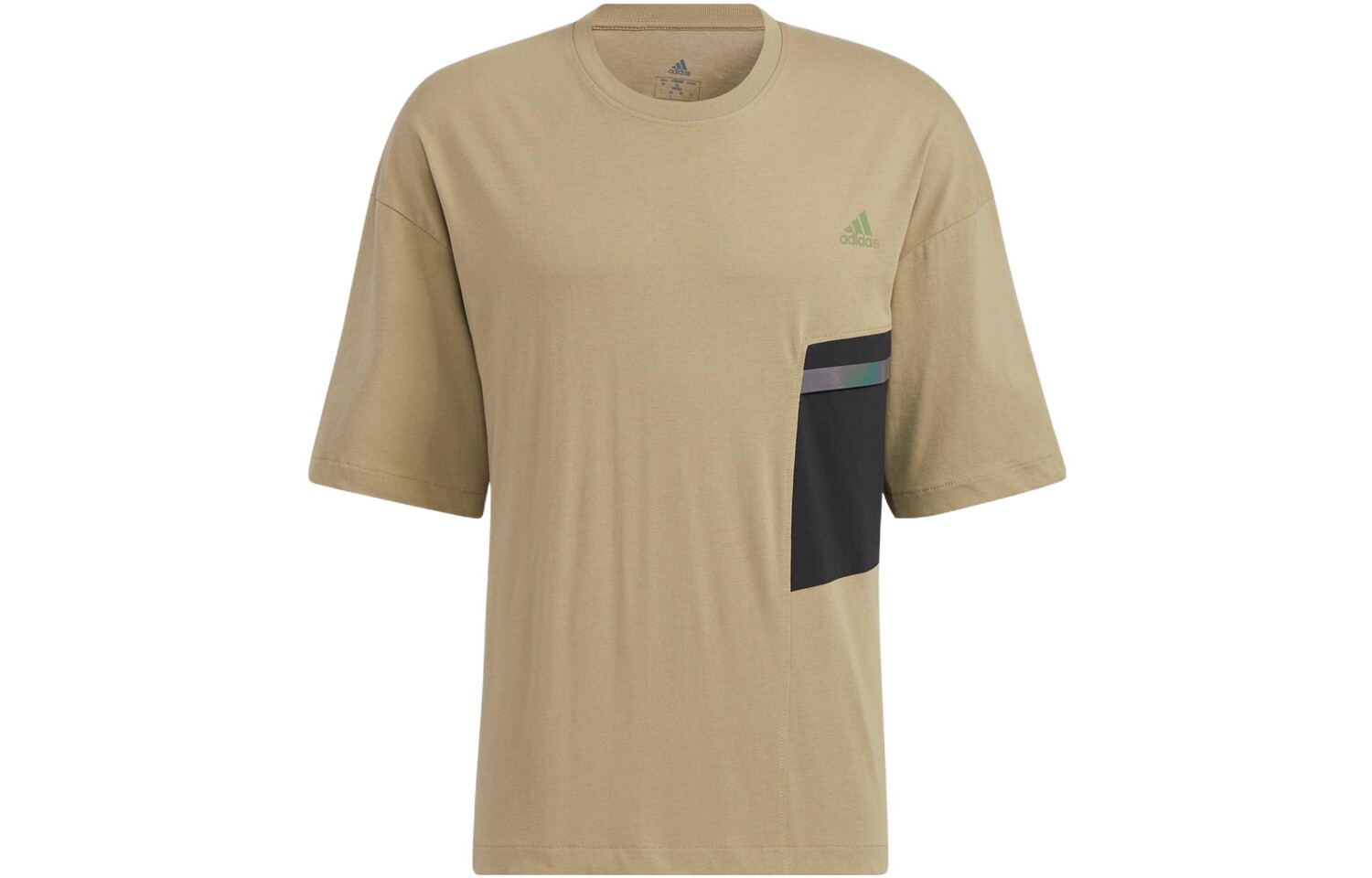 

Футболка унисекс хаки Adidas, хаки