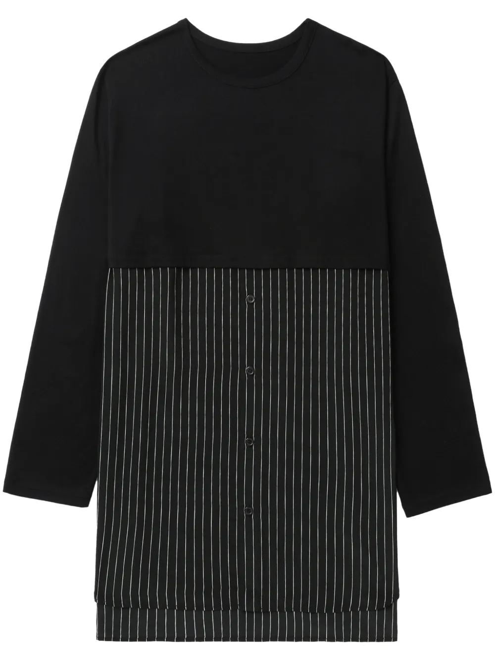 

Футболка в полоску Y's, черный