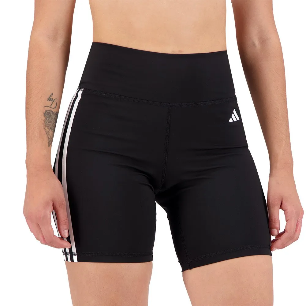 

Леггинсы adidas Essentials 3 Stripes High-Waisted short, черный