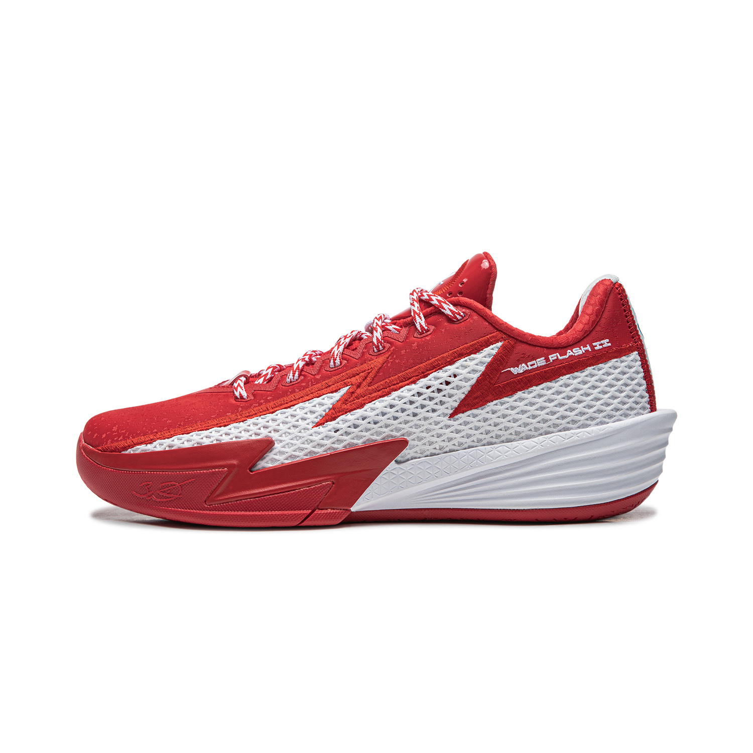 

Li-Ning Li Ning Cushioning Slip Resistant Abrasion Resistant Breathable Rebound Grip низкие баскетбольные кроссовки для мужчин красные белые