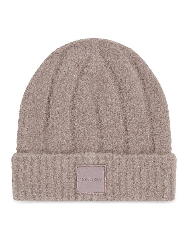 

Шапка Calvin Klein Modern Patch Chunky K60K612596, бежевый