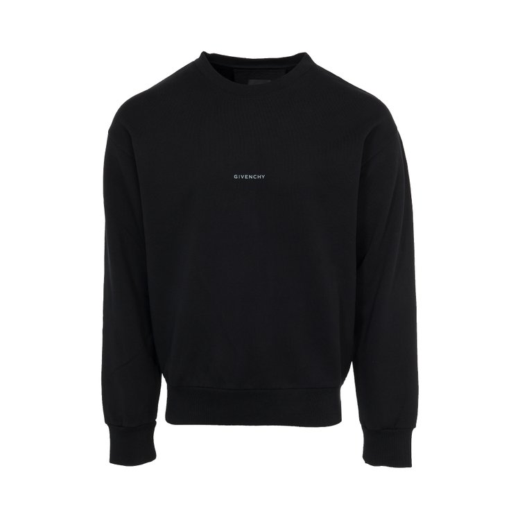 

Толстовка Givenchy Boxy Fit Sweatshirt, черный