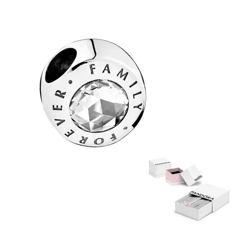 

Серебряный с циркониевыми подвесками женский серебряный Pandora, серебряный