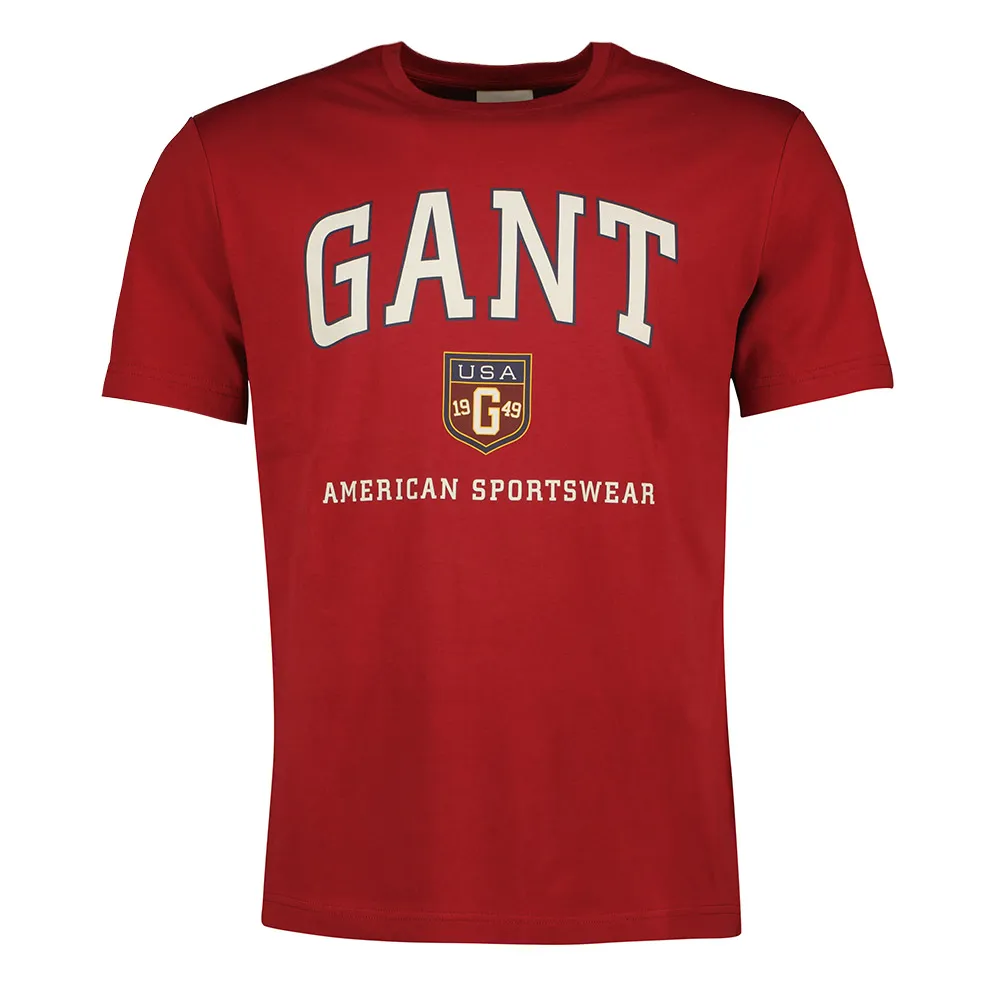 

Футболка с коротким рукавом Gant Graphic, красный