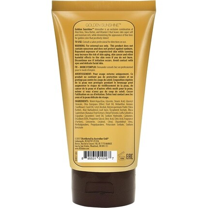 Designer Skin Golden Sunshine Intensifier Sunbed Лосьон для темного загара с алоэ вера 130 мл, Australian Gold — фото 2
