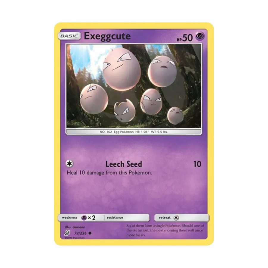 

CCG Эксеггкут (C) #73/236, Pokemon - SM - Unified Minds - Singles