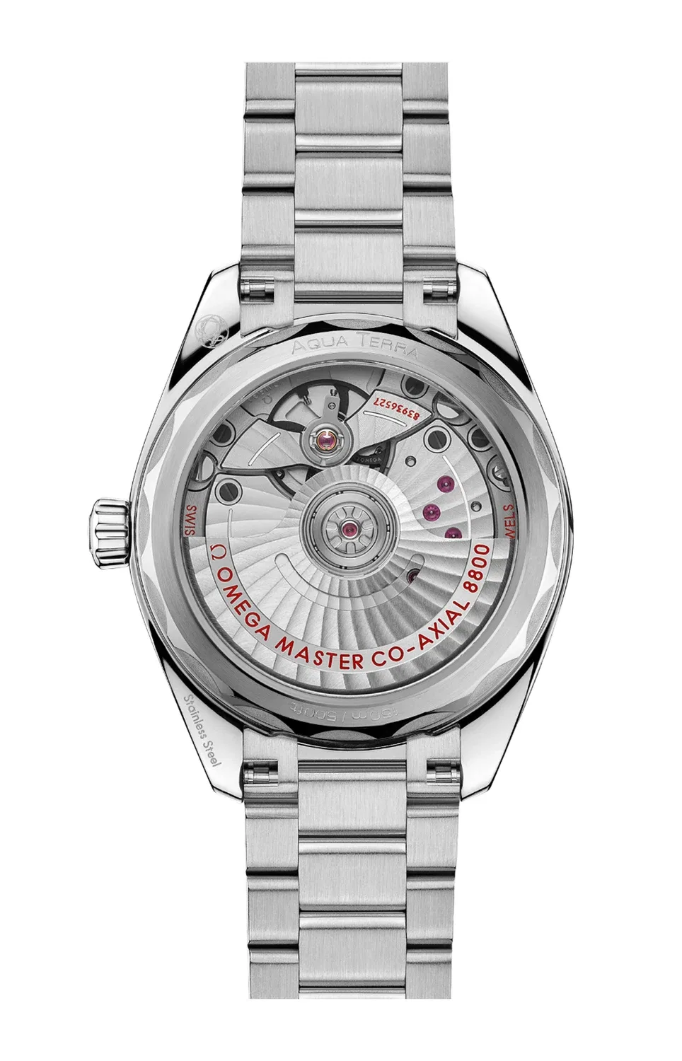 СИМАСТЕР АКВА ТЕРРА 150М 34 ММ, СТАЛЬ НА СТАЛИ - 220.10.34.20.01.001 OMEGA, серебряный — фото 3