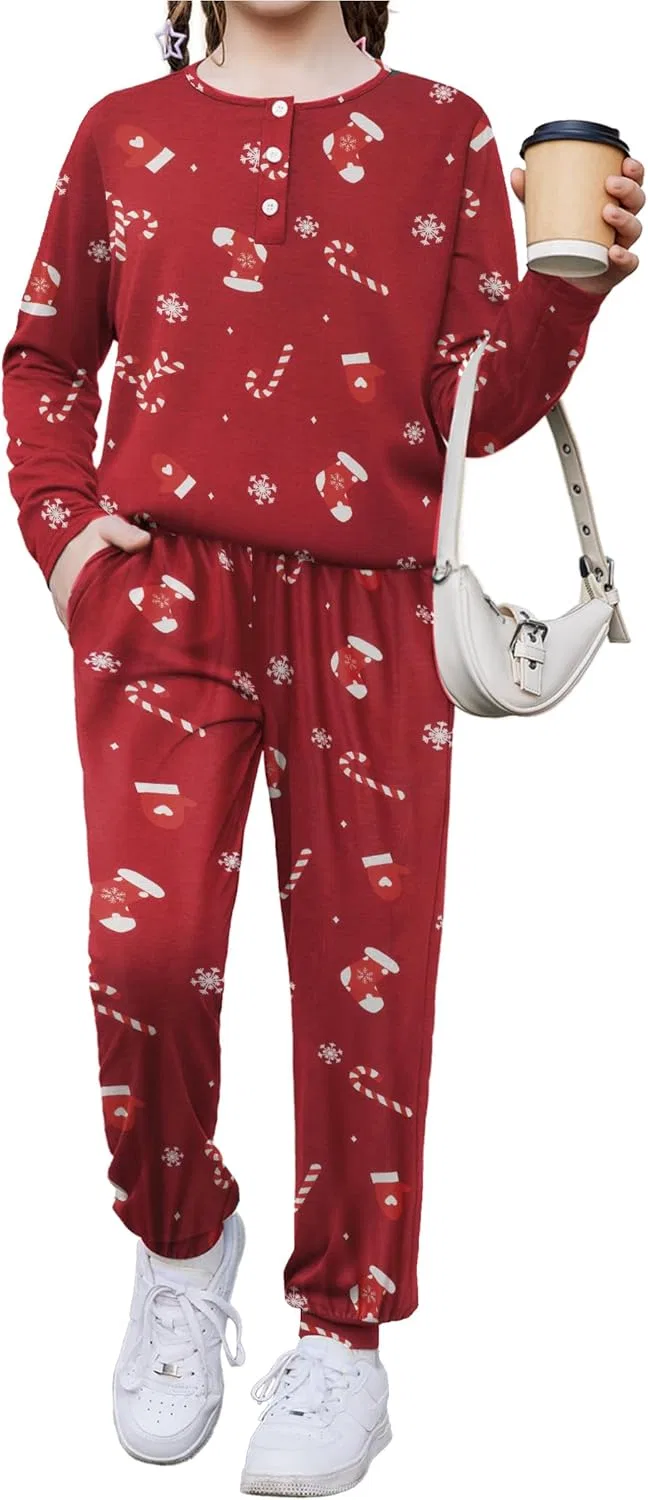 Детский спортивный костюм с длинным рукавом Arshiner Christmas Red