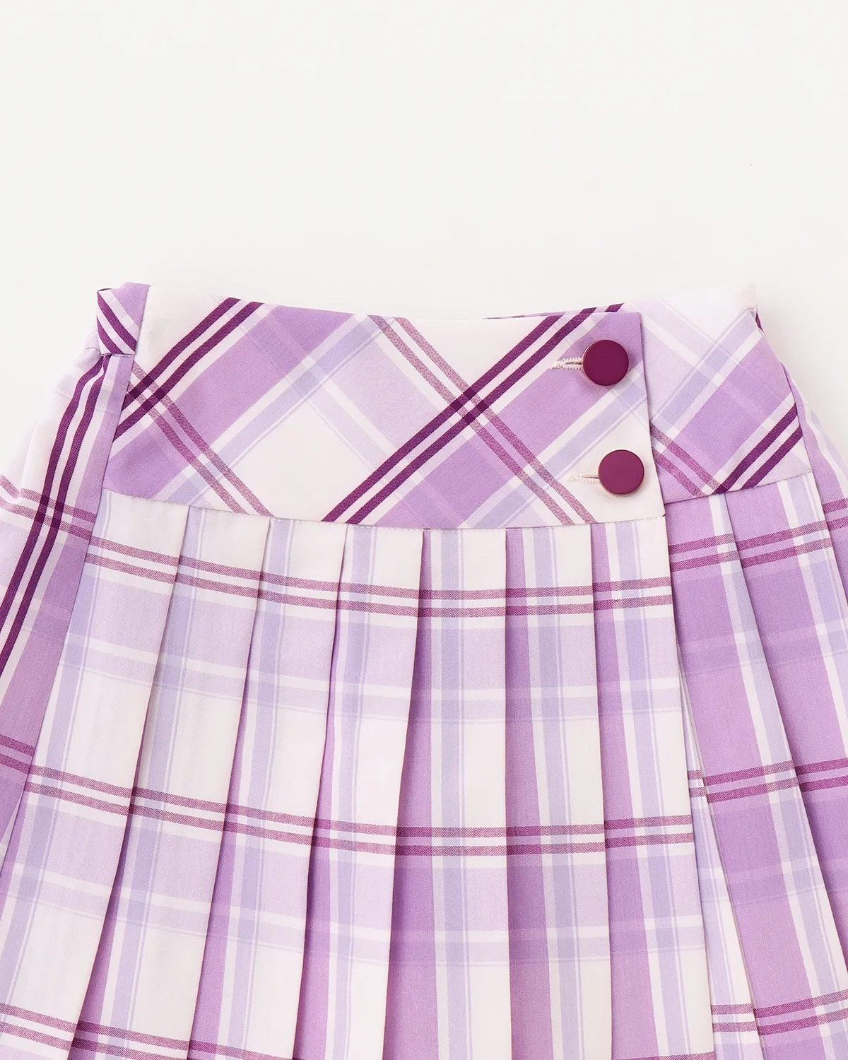 Детская юбка-кюлот в клетку Kate Spade New York Kids голубая — фото 3