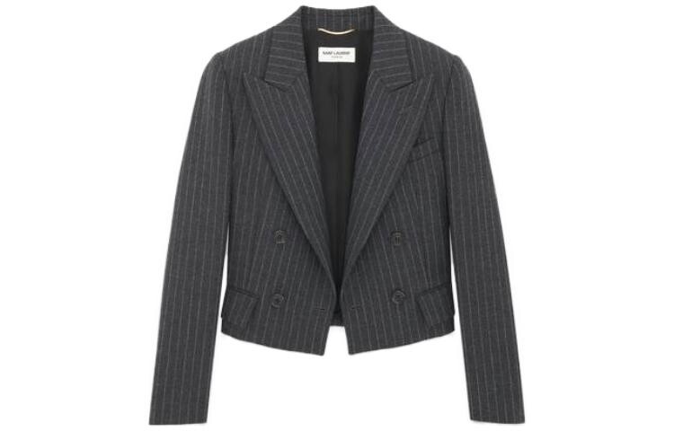 

Пиджак женский Saint Laurent короткий, серый