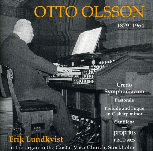

CD диск Olsson / Lundkvist: Prelude & Fugue in C Sharp minor / Cantilena