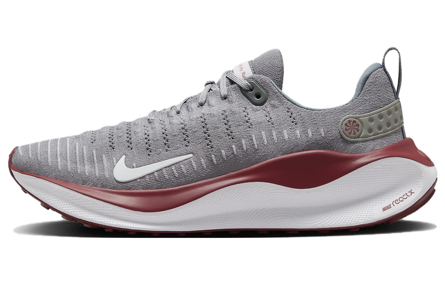 

Кроссовки Nike ReactX Infinity Run 4 'Cool Grey Team Maroon', белый