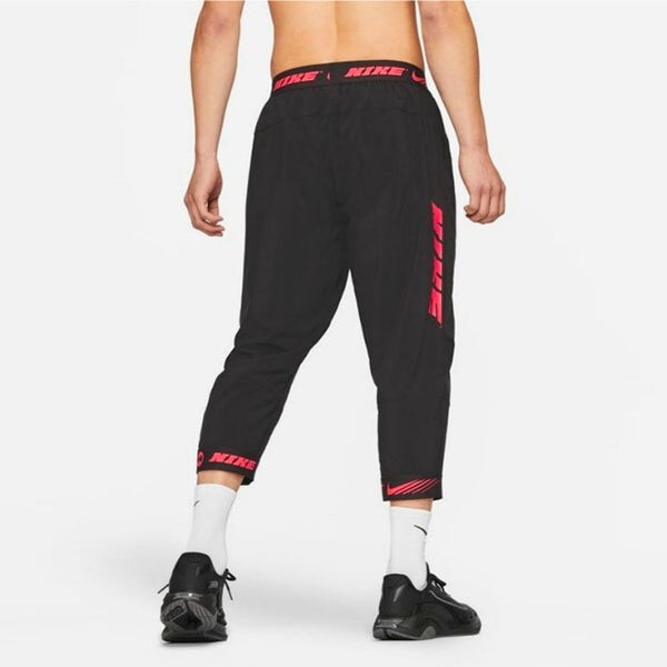Брюки men's sport clash casual fitness training sports cropped pants/trousers black Nike, черный — фото 4