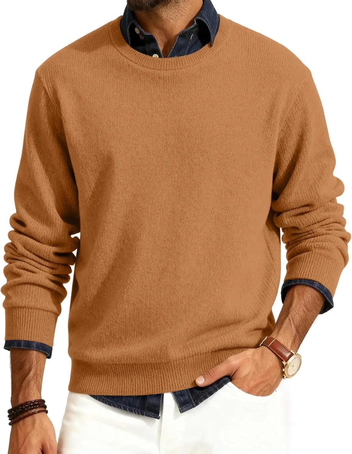 

Свитер вязаный осенне-зимний для мужчин и женщин AAZJSS