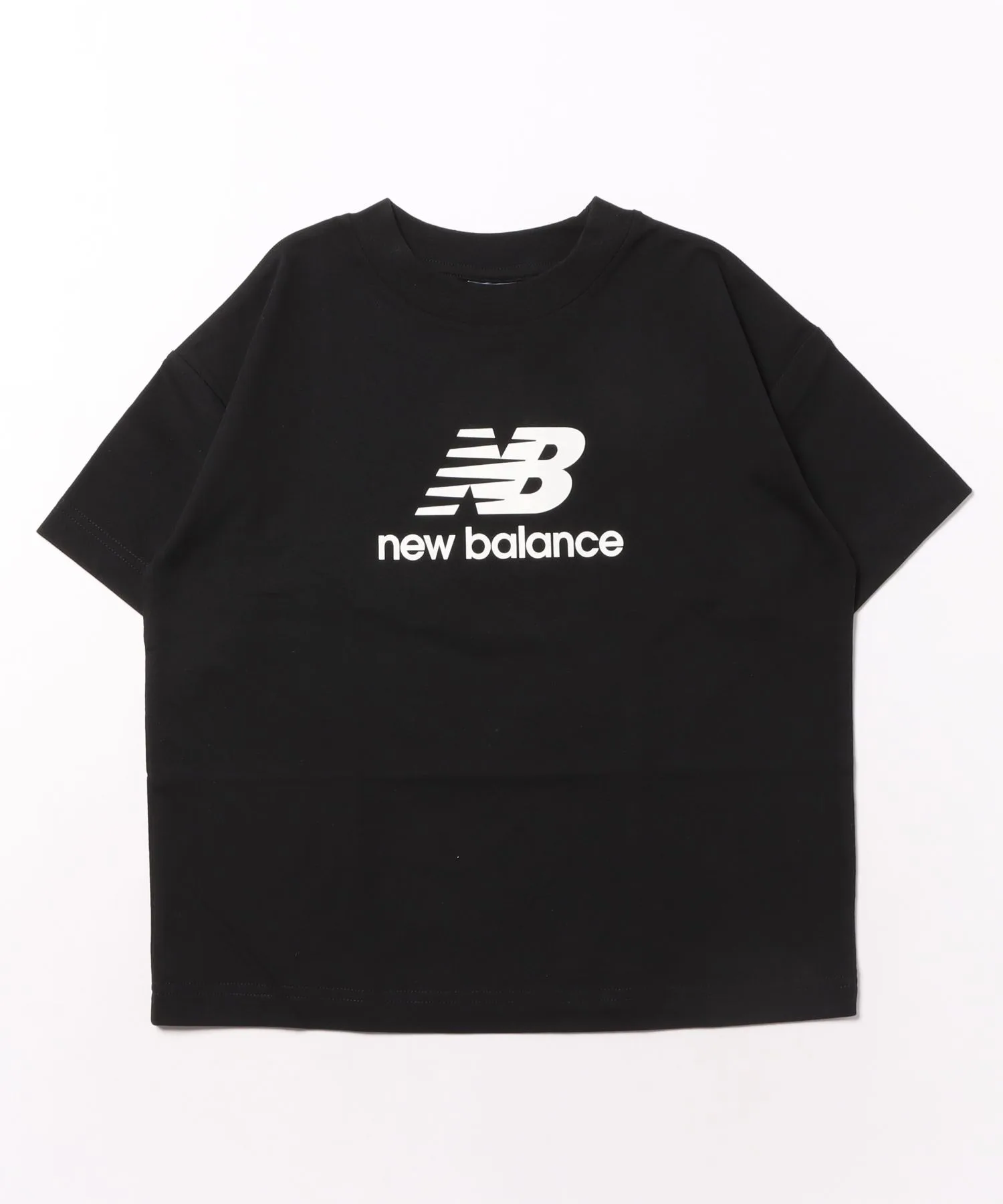 Детская футболка New Balance с логотипом чёрная