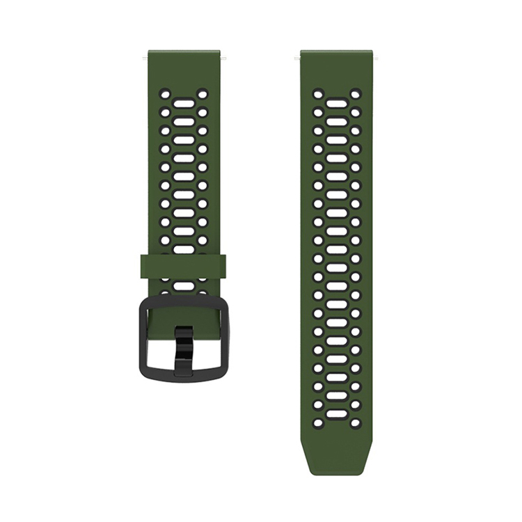 

IBOANN Часы Strap COROS Compatibility TPU Material, Sports Strap [Green + Black Mesh Hole]