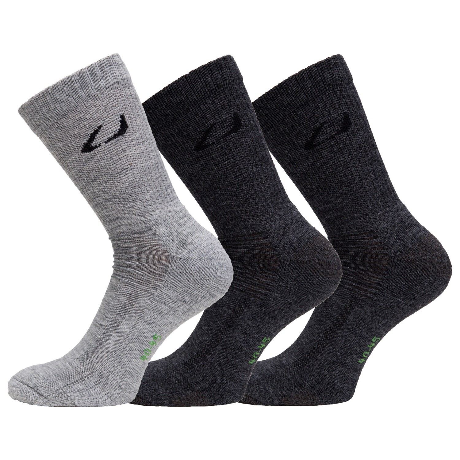 

Носки из мериноса Ulvang Allround 3 Pack, цвет Charcoal Melange/Grey Melange