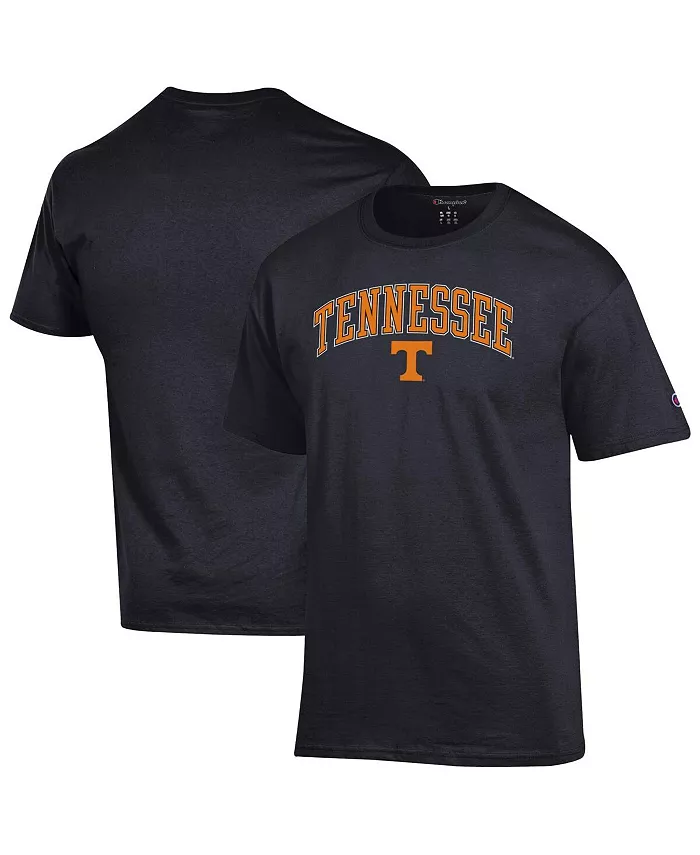 

Мужская черная футболка Tennessee Volunteers с арочным логотипом Champion