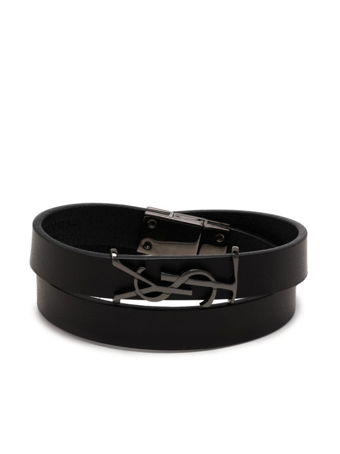 

Браслет с логотипом YSL Saint Laurent, черный