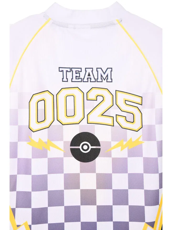 Футболка с принтом Pokémon, белый/фиолетовый — фото 4