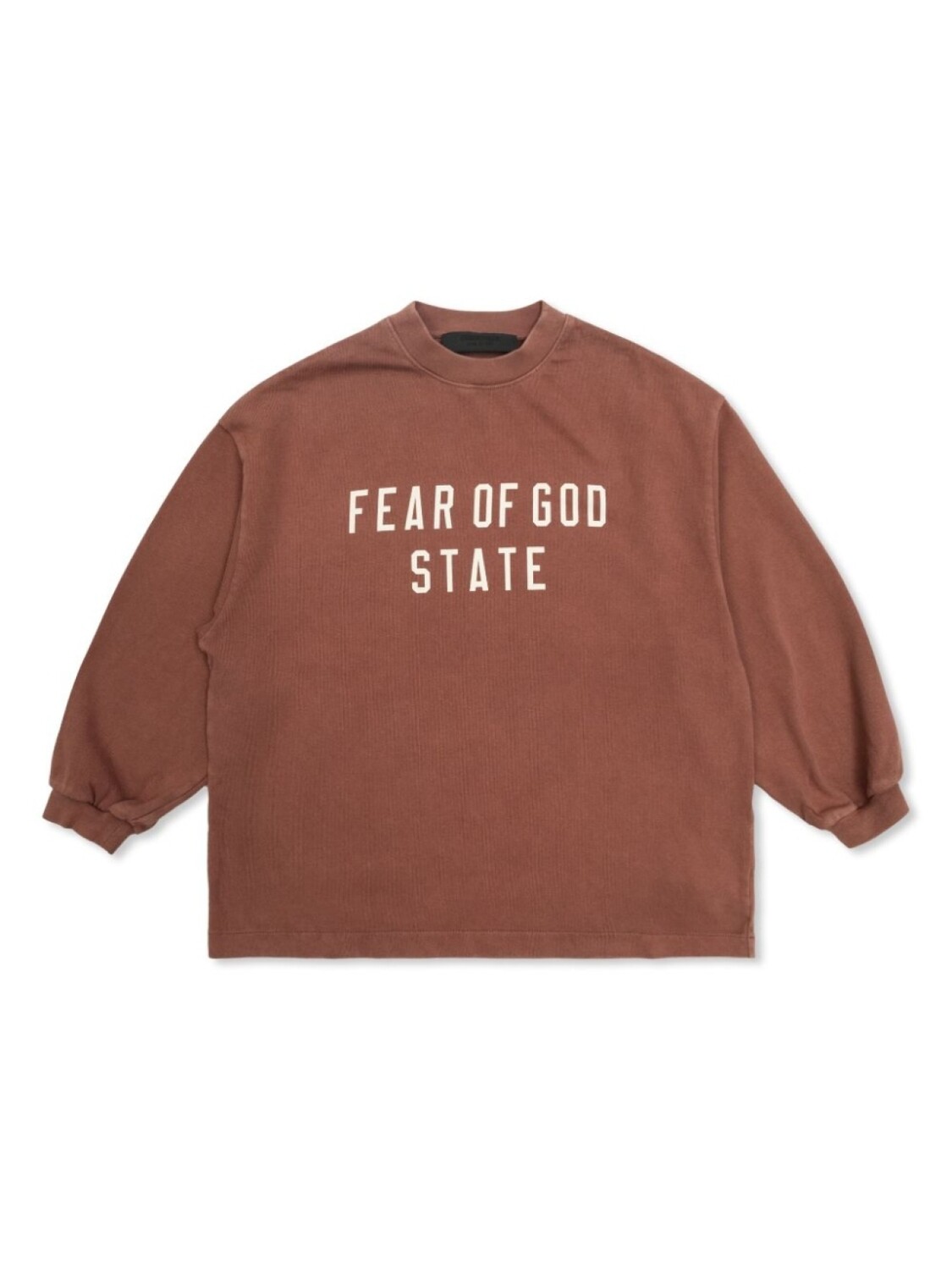 

Толстовка с джерси-текстурой FEAR OF GOD ESSENTIALS KIDS, красный