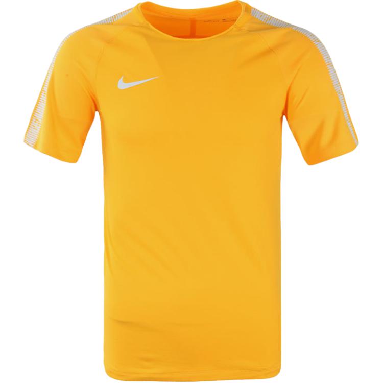 Nike Мужская футболка оранжево-желтого цвета — фото 3