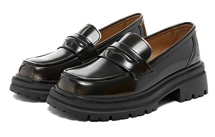 Лоферы женские Zgr, цвет Black Gray — фото 3