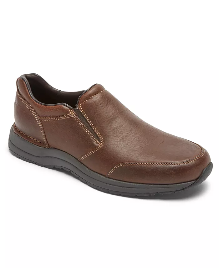 

Мужские классические туфли Edgehill Double Gore Slip On Rockport, коричневый