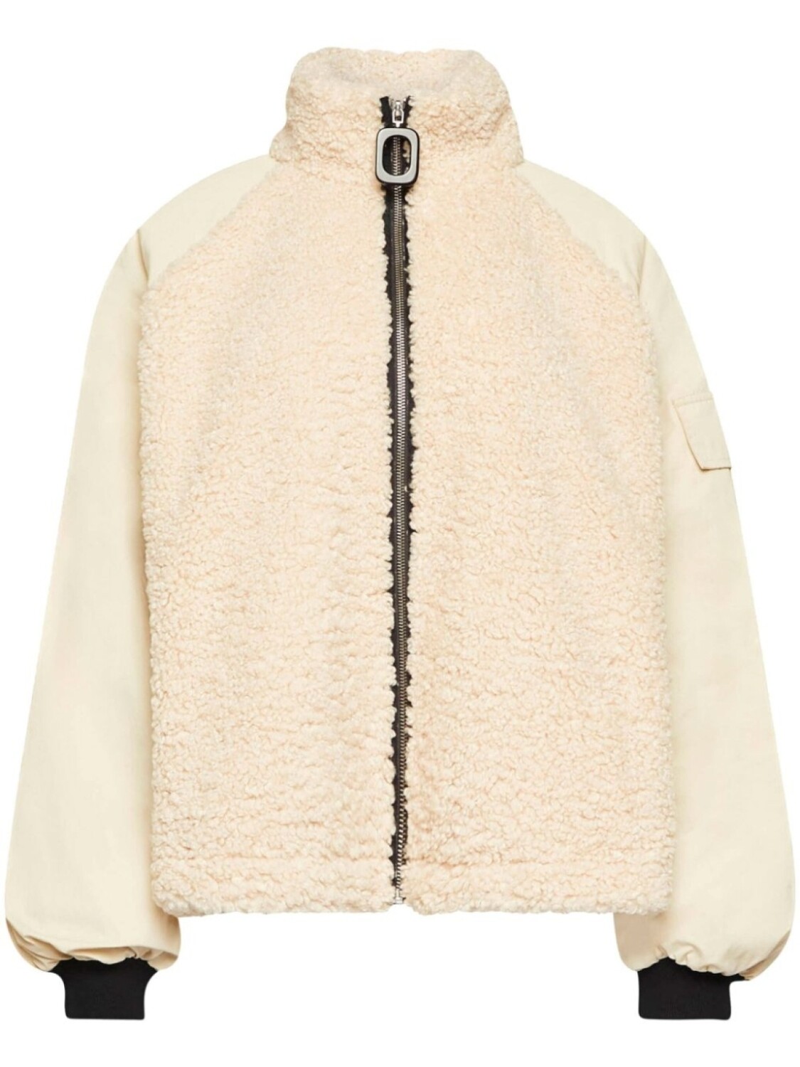 

JW Anderson флисовая спортивная куртка со вставками, нейтральный цвет
