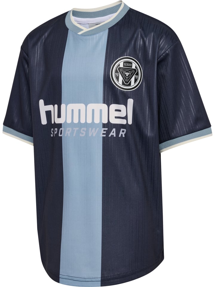 Hummel Детская футболка Hmljr Loose Football в стиле «Парижская ночь» — фото 4
